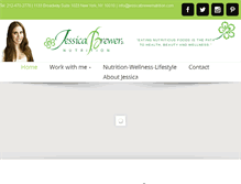 Tablet Screenshot of jessicabrewernutrition.com